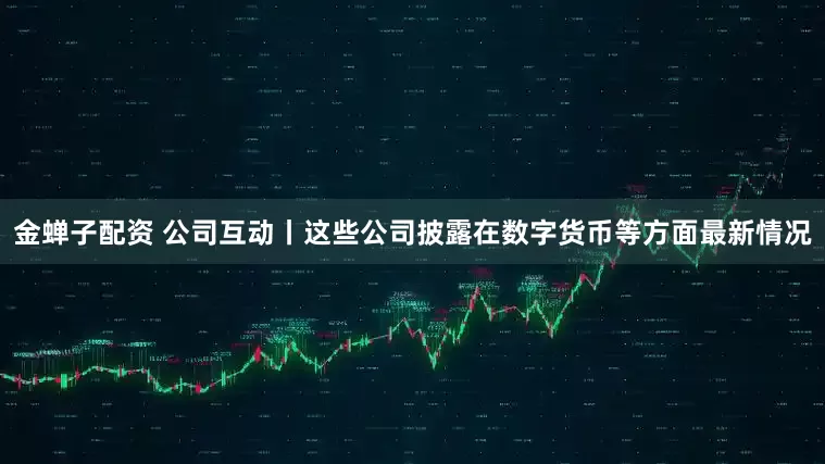 金蝉子配资 公司互动丨这些公司披露在数字货币等方面最新情况